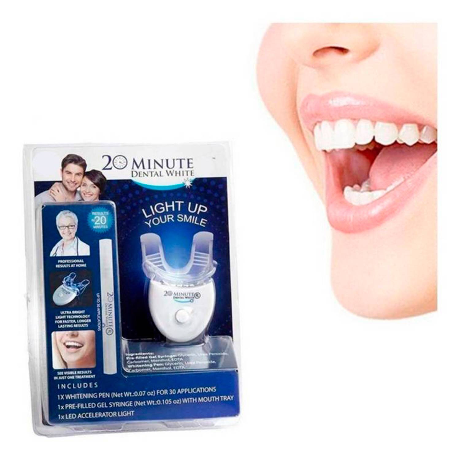 SET BLANQUEADOR DENTAL 20 MINUTOS-NAGADA