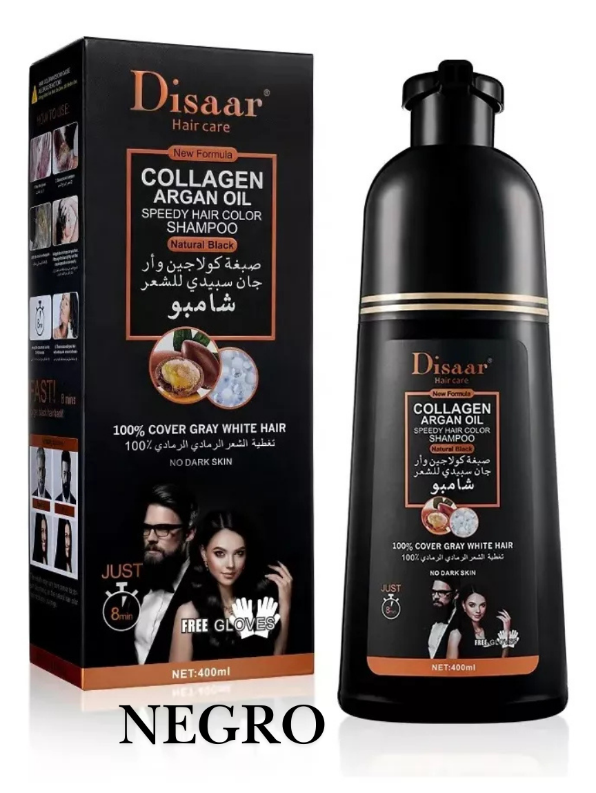 SHAMPOO COLORANTE TINTE CUBRE CANAS-NAGADA