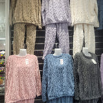 PIJAMA POLAR TRENZADA- NAGADA