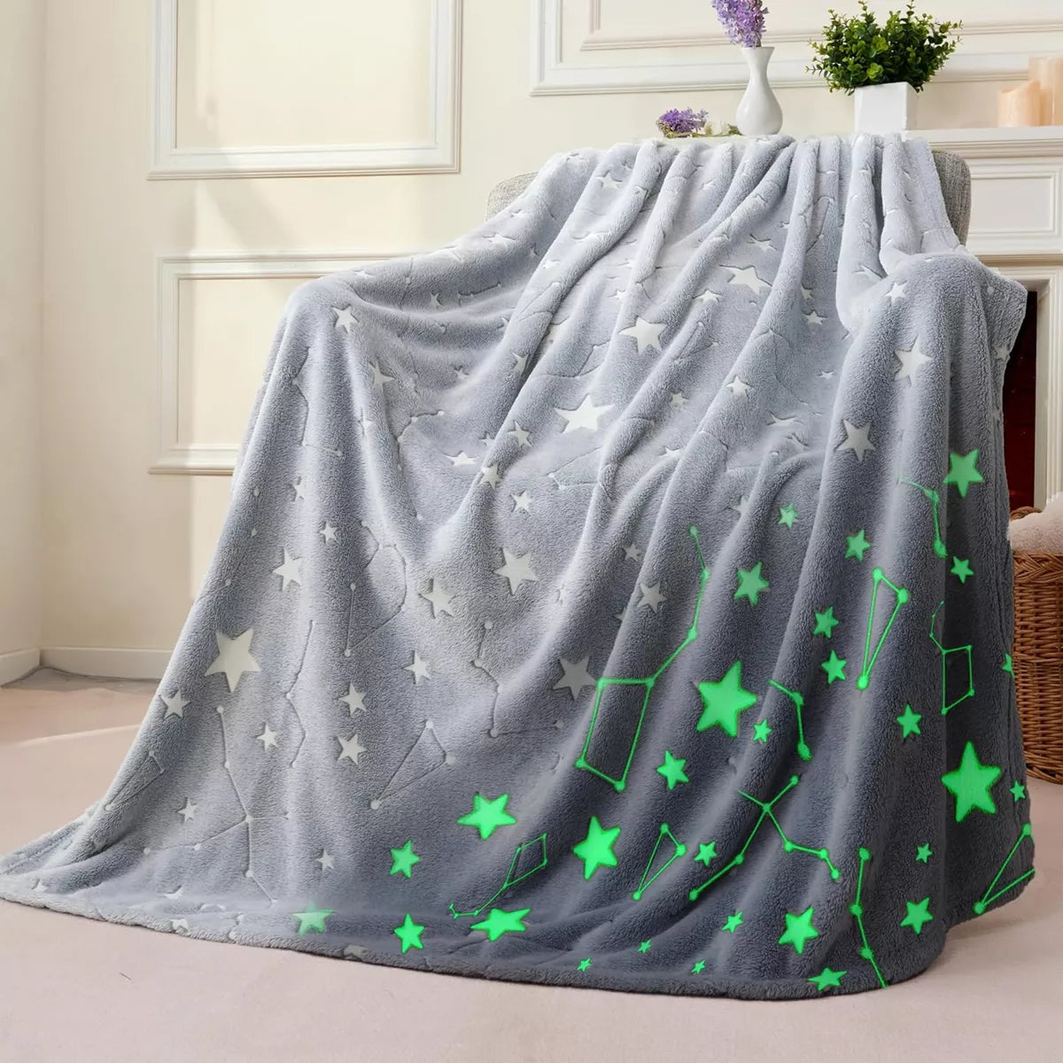 MANTA LUMINOSA BRILLA EN LA OSCURIDAD-NAGADA